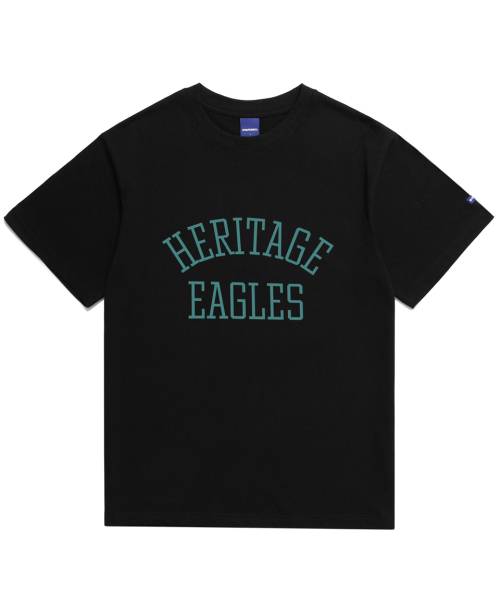 STAFF ONLY(スタッフオンリー)の「HERITAGE EAGLES ARCH TEE (BLACK)(Tシャツ/カットソー・メンズ・その他・LARGE/MEDIUM)」の1枚目の写真