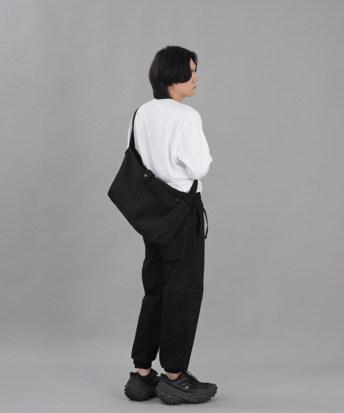 SAINTCREW（セントクルー）の「ワイドテーパードジョガーパンツ WRG-358 ブラック（スウェットパンツ・メンズ・その他・MEDIUM/LARGE/X-LARGE）」の2枚目の写真