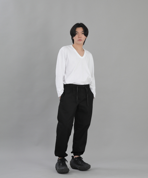 SAINTCREW（セントクルー）の「ワイドテーパードジョガーパンツ WRG-358 ブラック（スウェットパンツ・メンズ・その他・MEDIUM/LARGE/X-LARGE）」の3枚目の写真