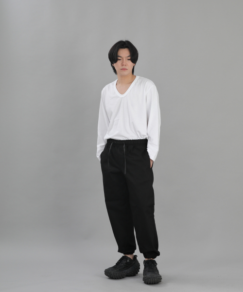 SAINTCREW（セントクルー）の「ワイドテーパードジョガーパンツ WRG-358 ブラック（スウェットパンツ・メンズ・その他・MEDIUM/LARGE/X-LARGE）」の4枚目の写真