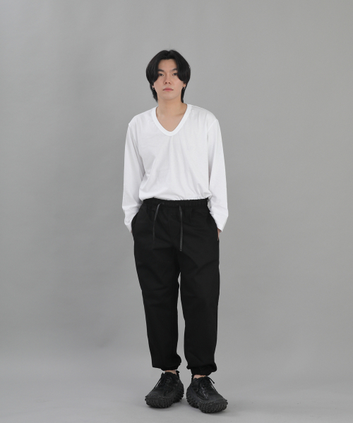 SAINTCREW（セントクルー）の「ワイドテーパードジョガーパンツ WRG-358 ブラック（スウェットパンツ・メンズ・その他・MEDIUM/LARGE/X-LARGE）」の5枚目の写真