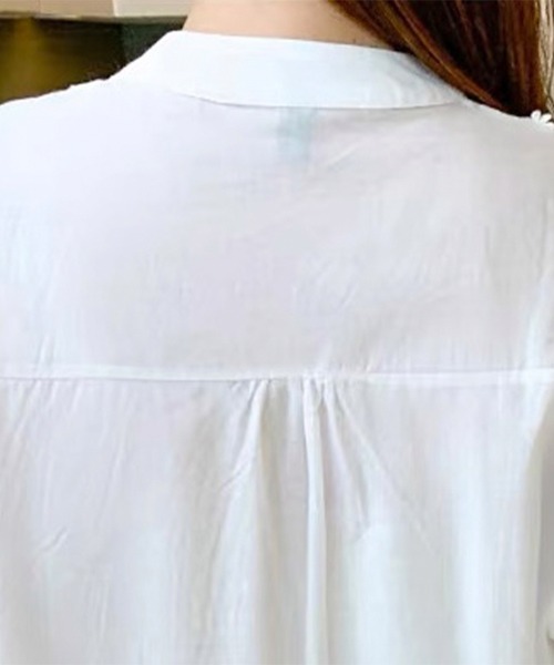 ONEP STAR（ワンピスター）の「フラワー刺繍カットワークブラウス（シャツ/ブラウス・レディース・ホワイト・MEDIUM/LARGE/X-LARGE）」の13枚目の写真