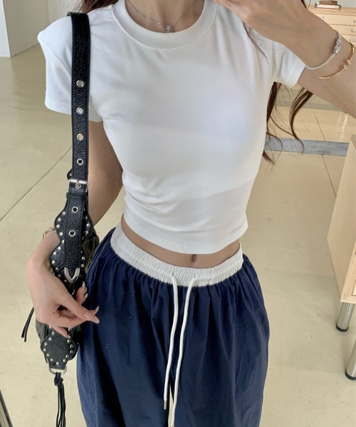 MAISON DE THERESE(メゾン ド テレーズ)の「ゴムウエスト速乾ワイドパンツ(その他パンツ・レディース・Black/Navy・S/M)」の7枚目の写真