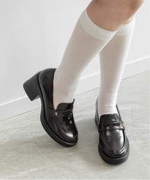 サイドモノグラムヒールアップローファー