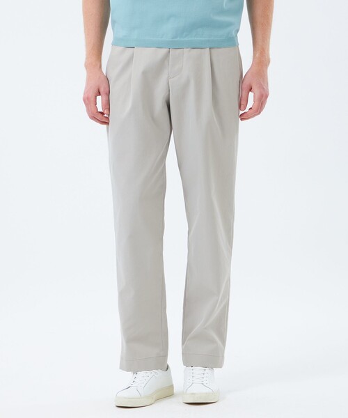 MACKINTOSH PHILOSOPHY（ﾏｯｷﾝﾄｯｼｭ ﾌｨﾛｿﾌｨｰ）の「【MP STANDARD TROUSERS】STYLE003 TAPERED FIT フレックスドライチノ（その他パンツ・メンズ・ライトベージュ/グレー系その他/ブラック・38/40/42）」の3枚目の写真