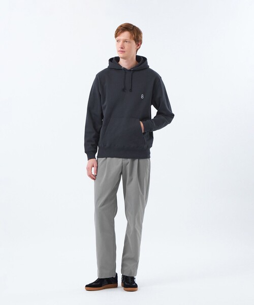 MACKINTOSH PHILOSOPHY（ﾏｯｷﾝﾄｯｼｭ ﾌｨﾛｿﾌｨｰ）の「【MP STANDARD TROUSERS】STYLE003 TAPERED FIT フレックスドライチノ（その他パンツ・メンズ・ライトベージュ/グレー系その他/ブラック・38/40/42）」の4枚目の写真