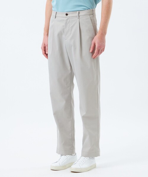 MACKINTOSH PHILOSOPHY（ﾏｯｷﾝﾄｯｼｭ ﾌｨﾛｿﾌｨｰ）の「【MP STANDARD TROUSERS】STYLE003 TAPERED FIT フレックスドライチノ（その他パンツ・メンズ・ライトベージュ/グレー系その他/ブラック・38/40/42）」の9枚目の写真