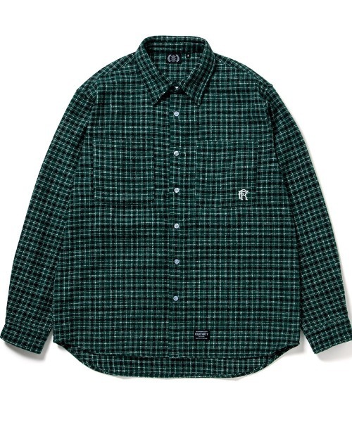 430(フォーサーティ)の「ms6603-L-S CBW CHECK SHIRT チェックシャツ(26-147)(シャツ/ブラウス・メンズ・ブルー/グリーン・1/2/3/0)」の2枚目の写真
