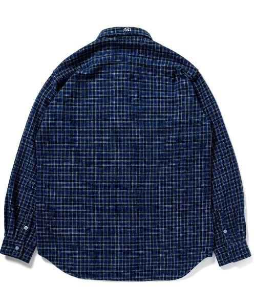 430(フォーサーティ)の「ms6603-L-S CBW CHECK SHIRT チェックシャツ(26-147)(シャツ/ブラウス・メンズ・ブルー/グリーン・1/2/3/0)」の11枚目の写真