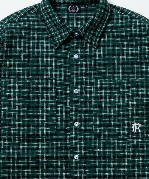 430(フォーサーティ)の「ms6603-L-S CBW CHECK SHIRT チェックシャツ(26-147)(シャツ/ブラウス・メンズ・ブルー/グリーン・1/2/3/0)」の13枚目の写真