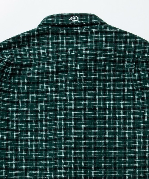430(フォーサーティ)の「ms6603-L-S CBW CHECK SHIRT チェックシャツ(26-147)(シャツ/ブラウス・メンズ・ブルー/グリーン・1/2/3/0)」の6枚目の写真