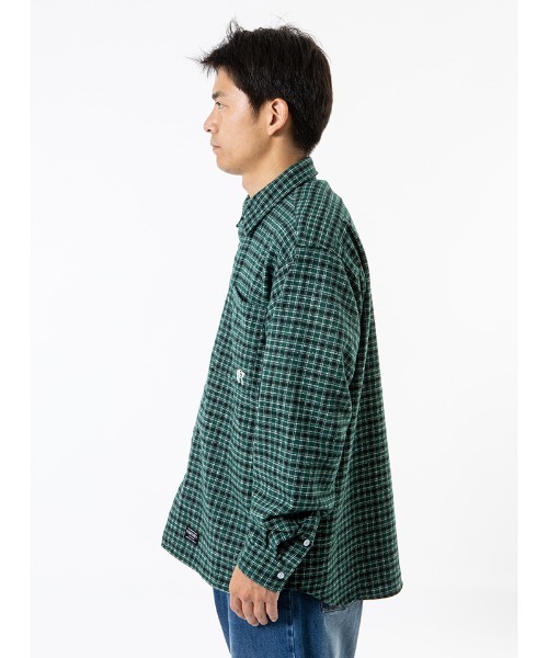 430(フォーサーティ)の「ms6603-L-S CBW CHECK SHIRT チェックシャツ(26-147)(シャツ/ブラウス・メンズ・ブルー/グリーン・1/2/3/0)」の8枚目の写真