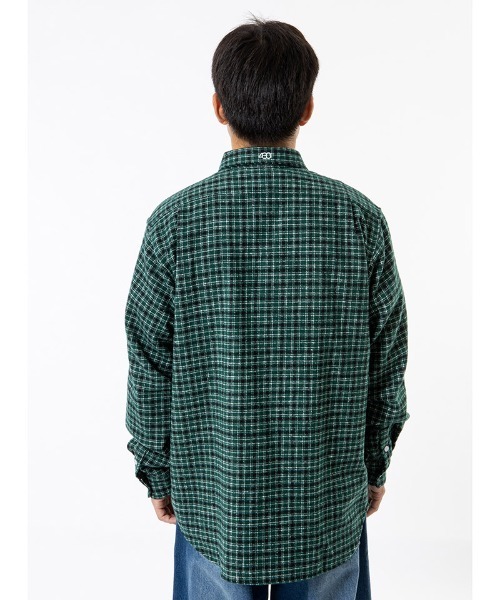 430(フォーサーティ)の「ms6603-L-S CBW CHECK SHIRT チェックシャツ(26-147)(シャツ/ブラウス・メンズ・ブルー/グリーン・1/2/3/0)」の9枚目の写真