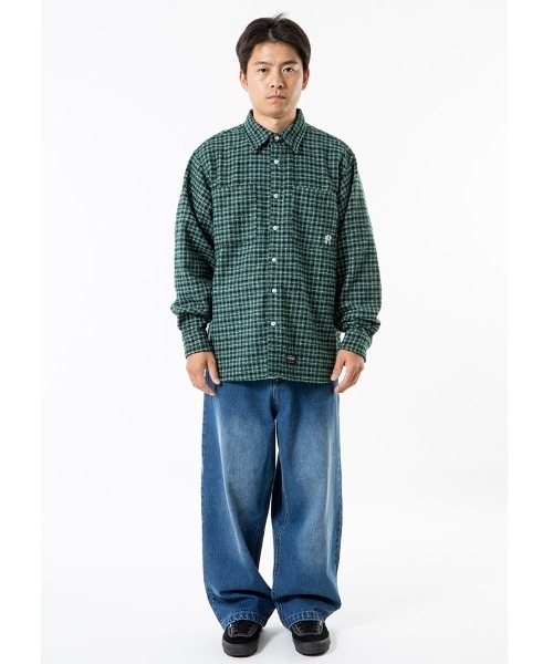 430(フォーサーティ)の「ms6603-L-S CBW CHECK SHIRT チェックシャツ(26-147)(シャツ/ブラウス・メンズ・ブルー/グリーン・1/2/3/0)」の10枚目の写真
