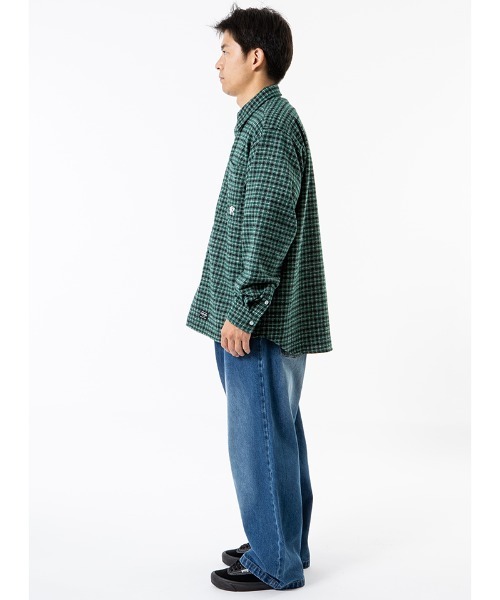 430(フォーサーティ)の「ms6603-L-S CBW CHECK SHIRT チェックシャツ(26-147)(シャツ/ブラウス・メンズ・ブルー/グリーン・1/2/3/0)」の3枚目の写真