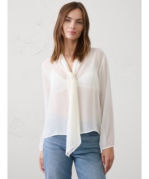 BANANA REPUBLIC FACTORY STORE シアースカーフネックブラウス