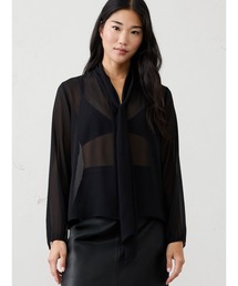 BANANA REPUBLIC FACTORY STORE シアースカーフネックブラウス