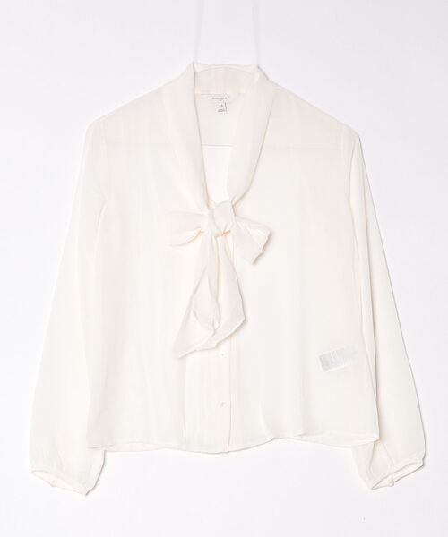 BANANA REPUBLIC FACTORY STORE(バナナリパブリック ファクトリーストア)の「BANANA REPUBLIC FACTORY STORE シアースカーフネックブラウス(シャツ/ブラウス・レディース・ブラック/ホワイト/レッド系その他・M/S/L/XS)」の9枚目の写真