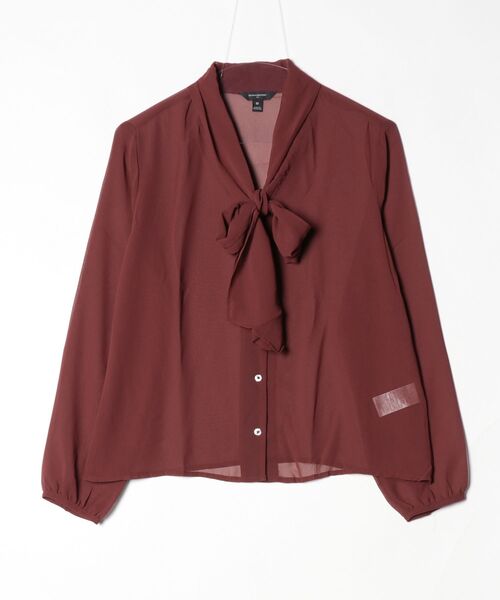 BANANA REPUBLIC FACTORY STORE(バナナリパブリック ファクトリーストア)の「BANANA REPUBLIC FACTORY STORE シアースカーフネックブラウス(シャツ/ブラウス・レディース・ブラック/ホワイト/レッド系その他・M/S/L/XS)」の8枚目の写真