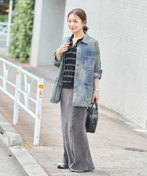 JOURNAL STANDARD(ジャーナルスタンダード)の「10.7OZ DENIM COVERALLS(デニムジャケット・レディース・ブルー系その他・X-LARGE)」の3枚目の写真