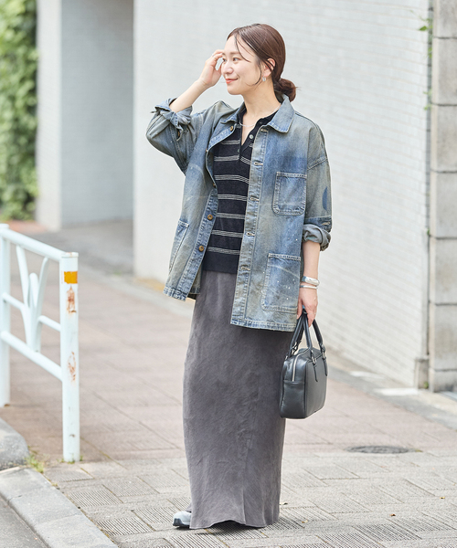 JOURNAL STANDARD(ジャーナルスタンダード)の「10.7OZ DENIM COVERALLS(デニムジャケット・レディース・ブルー系その他・X-LARGE)」の11枚目の写真