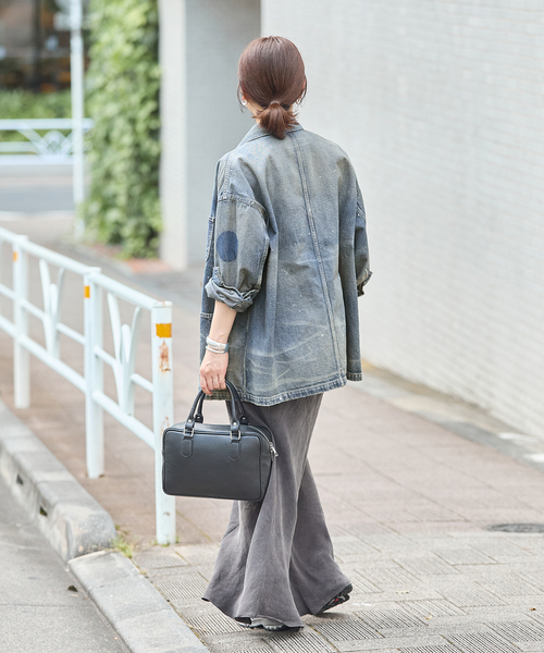 JOURNAL STANDARD(ジャーナルスタンダード)の「10.7OZ DENIM COVERALLS(デニムジャケット・レディース・ブルー系その他・X-LARGE)」の12枚目の写真
