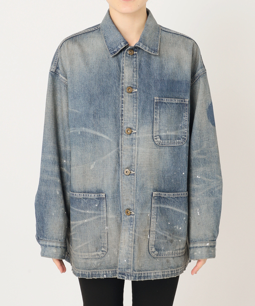 JOURNAL STANDARD(ジャーナルスタンダード)の「10.7OZ DENIM COVERALLS(デニムジャケット・レディース・ブルー系その他・X-LARGE)」の18枚目の写真
