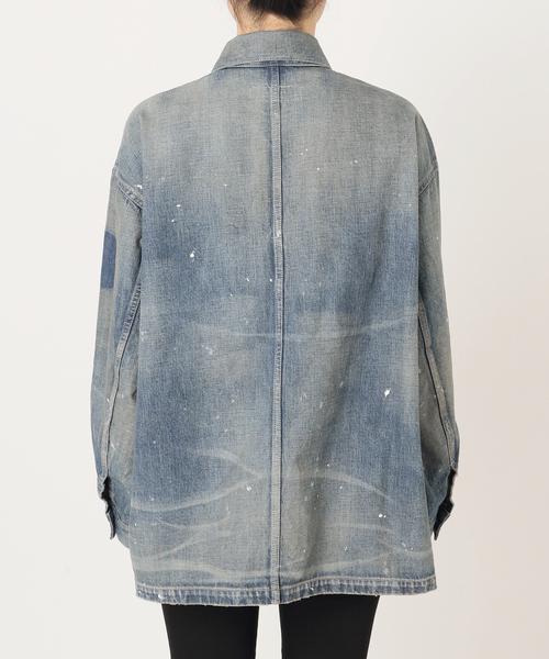 JOURNAL STANDARD(ジャーナルスタンダード)の「10.7OZ DENIM COVERALLS(デニムジャケット・レディース・ブルー系その他・X-LARGE)」の20枚目の写真