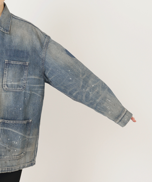 JOURNAL STANDARD(ジャーナルスタンダード)の「10.7OZ DENIM COVERALLS(デニムジャケット・レディース・ブルー系その他・X-LARGE)」の22枚目の写真