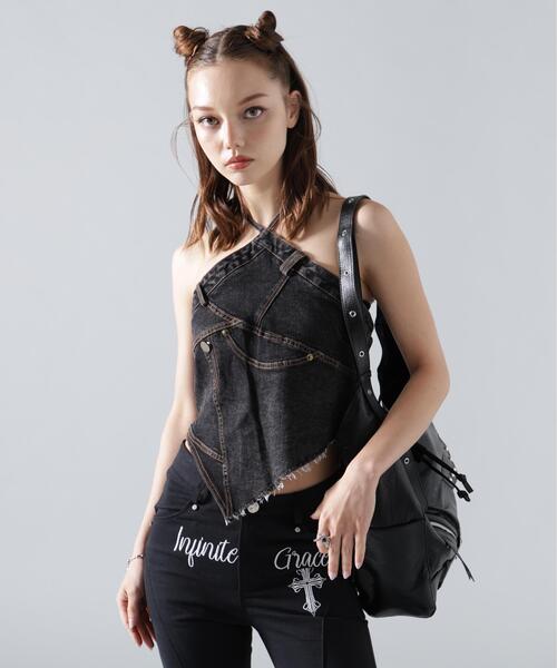 B'2nd(ビーセカンド)の「MAVYTH/メヴィス/RIDERS SHOULDER BAG(ショルダーバッグ・レディース・ブラウン/ブラック・F)」の5枚目の写真