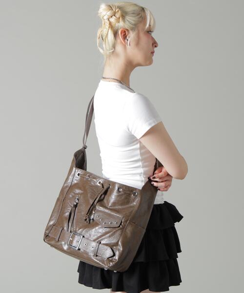 B'2nd(ビーセカンド)の「MAVYTH/メヴィス/RIDERS SHOULDER BAG(ショルダーバッグ・レディース・ブラウン/ブラック・F)」の10枚目の写真
