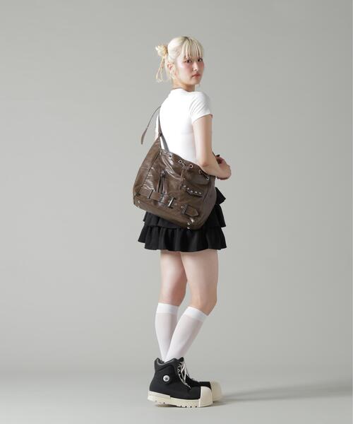 B'2nd(ビーセカンド)の「MAVYTH/メヴィス/RIDERS SHOULDER BAG(ショルダーバッグ・レディース・ブラウン/ブラック・F)」の11枚目の写真
