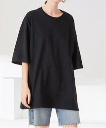 F&D : BASICカラー・BIGTシャツ（ワンピース）