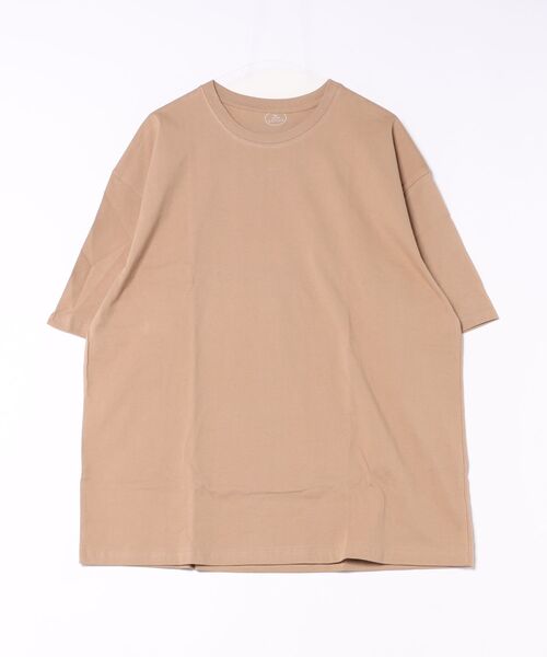 Fun & Daily(ファンアンドデイリー)の「F&D : BASICカラー・BIGTシャツ(ワンピース)(Tシャツ/カットソー・レディース・ホワイト/ベージュ/ブラック・FREE)」の10枚目の写真