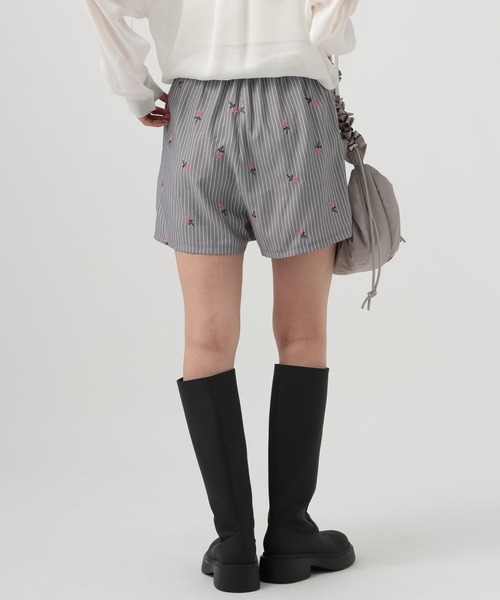 BAYFLOW（ベイフロー）の「Ｗウエスト刺繍ハーフパンツ（その他パンツ・レディース・ライトブルー/グレー・FREE）」の22枚目の写真