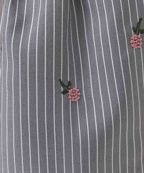 BAYFLOW（ベイフロー）の「Ｗウエスト刺繍ハーフパンツ（その他パンツ・レディース・ライトブルー/グレー・FREE）」の12枚目の写真