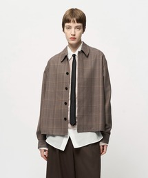 Juha（ユハ）の「COMPOSED CROPPED CHECK JACKET（ブルゾン）」