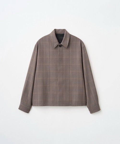 Juha（ユハ）の「COMPOSED CROPPED CHECK JACKET（ブルゾン・メンズ・ベージュ・3/4）」の5枚目の写真