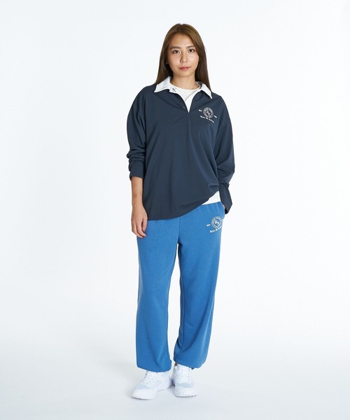 ROXY(ロキシー)の「ROXY FITNESS SIDEWALK L/S TEE イージーケア長袖ポロシャツ /速乾/UVカット 【2026年秋冬モデル】/ロキシー(ポロシャツ・レディース・オフホワイト/ブラウン/ブラック系その他・SMALL/MEDIUM/LARGE)」の9枚目の写真