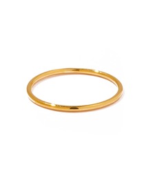 【les bonbon】K18 essen bold ring/エッセン ボールド リング 18金 シンプル 重ね付け