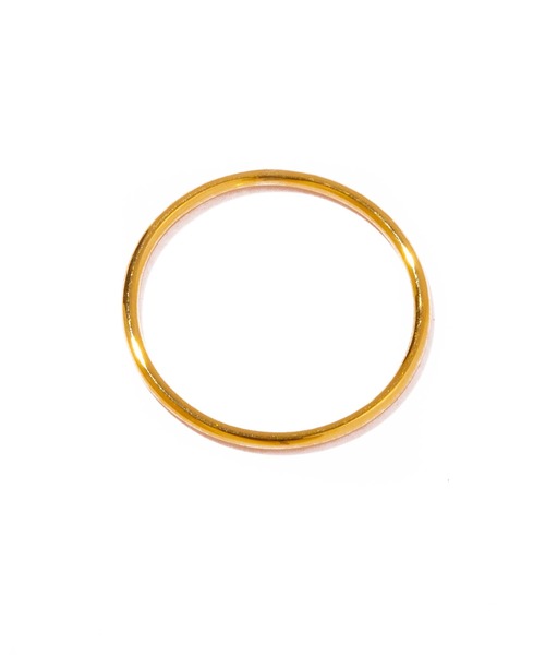 les bonbon(ルボンボン)の「【les bonbon】K18 essen bold ring/エッセン ボールド リング 18金 シンプル 重ね付け(リング・レディース・イエローゴールド・#3/#15/#13/#11/#9/#5)」の2枚目の写真