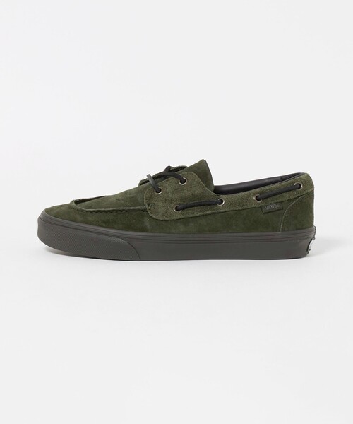 VANS(バンズ)の「<VANS> 2EYE BOAT/スニーカー(モカシン/デッキシューズ・メンズ・オリーブ・9/8/10/8h/9h)」の1枚目の写真