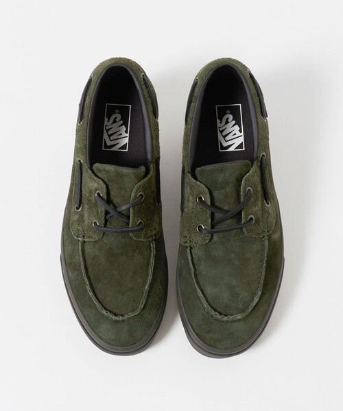 VANS(バンズ)の「<VANS> 2EYE BOAT/スニーカー(モカシン/デッキシューズ・メンズ・オリーブ・9/8/10/8h/9h)」の3枚目の写真