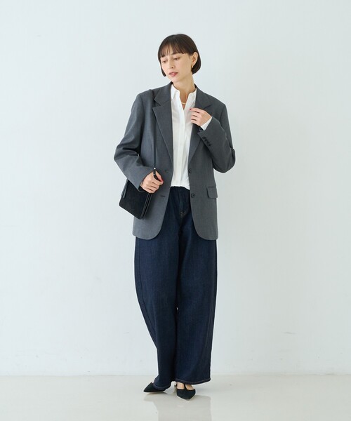 Rouge vif(ルージュヴィフ)の「【CHIMERE/シメール】フロントスエード調TRIO ショルダーバッグ(トートバッグ・レディース・ブラック・フリー)」の19枚目の写真
