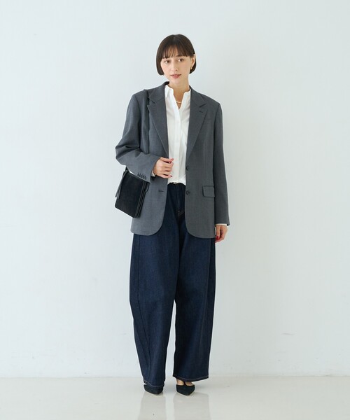 Rouge vif(ルージュヴィフ)の「【CHIMERE/シメール】フロントスエード調TRIO ショルダーバッグ(トートバッグ・レディース・ブラック・フリー)」の20枚目の写真