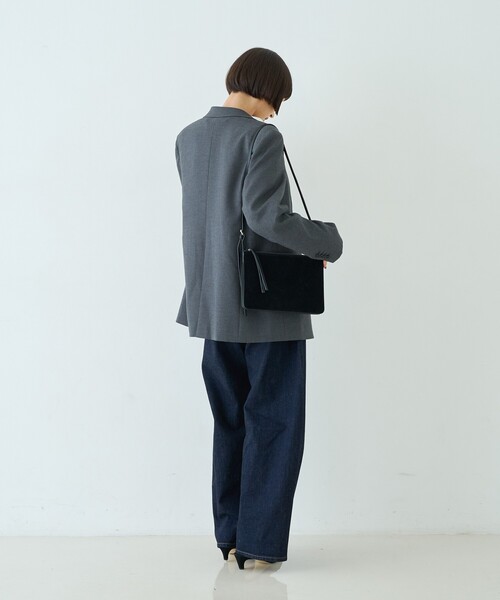Rouge vif(ルージュヴィフ)の「【CHIMERE/シメール】フロントスエード調TRIO ショルダーバッグ(トートバッグ・レディース・ブラック・フリー)」の21枚目の写真