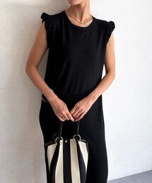 Chez toi | 肩フリルニットワンピース(ワンピース)