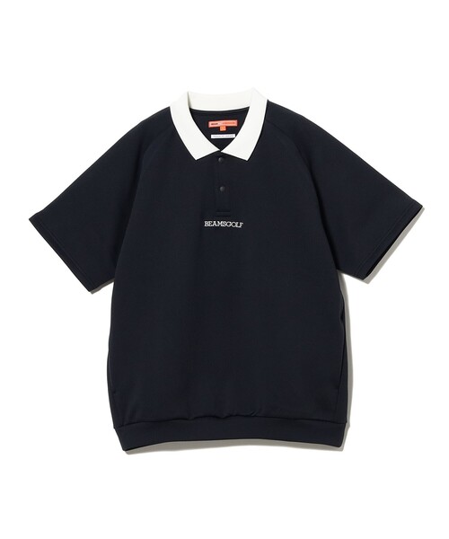 BEAMS GOLF(ビームスゴルフ)の「ORANGE LABEL / クレリック ツイル ポロ(ポロシャツ・メンズ・ネイビー/グレー/サックスブルー・S/L/XL/M)」の9枚目の写真