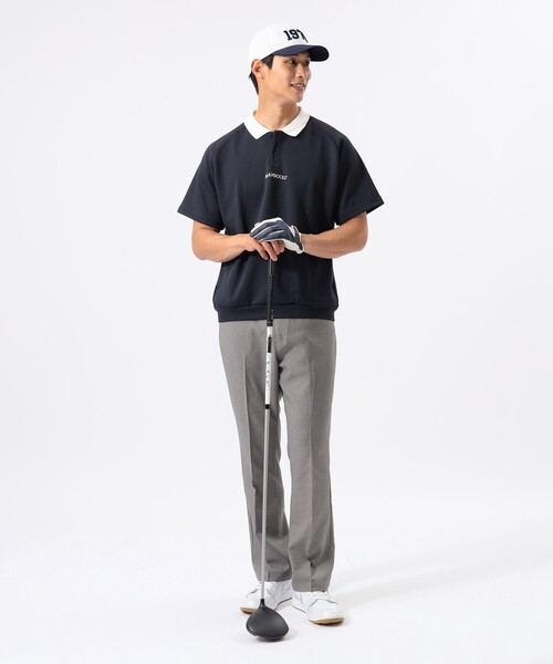 BEAMS GOLF(ビームスゴルフ)の「ORANGE LABEL / クレリック ツイル ポロ(ポロシャツ・メンズ・ネイビー/グレー/サックスブルー・S/L/XL/M)」の13枚目の写真