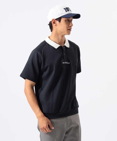 BEAMS GOLF(ビームスゴルフ)の「ORANGE LABEL / クレリック ツイル ポロ(ポロシャツ・メンズ・ネイビー/グレー/サックスブルー・S/L/XL/M)」の15枚目の写真